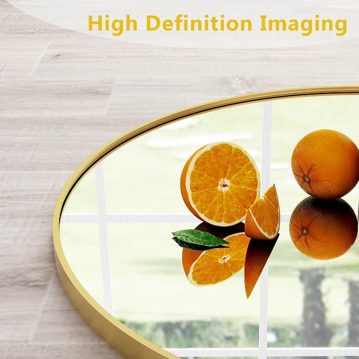 HARRITPURE 28" x 36" Arch Mirror Bathroom Wall Mounted Mirrors Gold Vanity Mirror with Metal Frame for Bedroom Living Room Entryway - Image 5